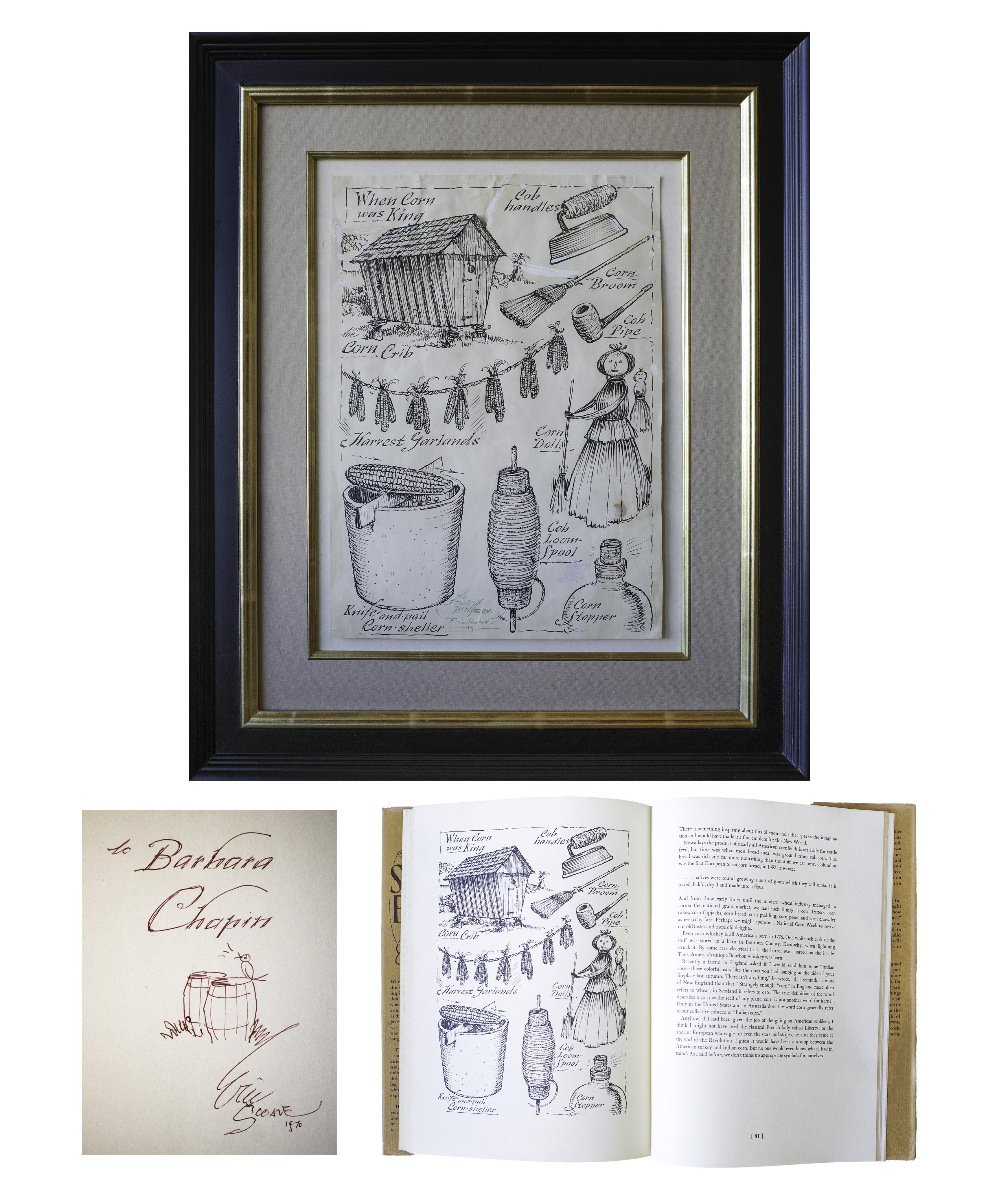 Eric Sloane Drawing Title: The Second Barrel